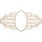 Ekena Millwork Elizabeth Wood Fretwork Pierced Ceiling Medallion, Alder, 20"W x 10"H x 5 1/2"IW x 9 1/2"IH x 1/4"T CMWP20X10X0250EBAL - alternate 1